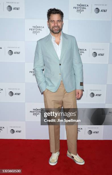 Actor Joshua Jackson attends the "Dr. Death" premiere during the 2021 Tribeca Festival at Pier 76 on June 14, 2021 in New York City.