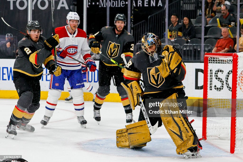 Montreal Canadiens v Vegas Golden Knights - Game One