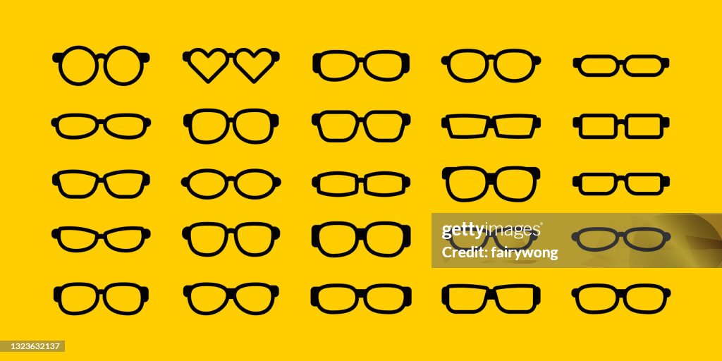 Glasses icons