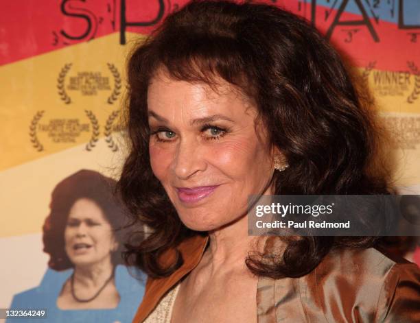 Actress Karen Black arrives at "Nothing Special" - Los Angeles Premiere at Laemmle Music Hall on November 11, 2011 in Beverly Hills, California.