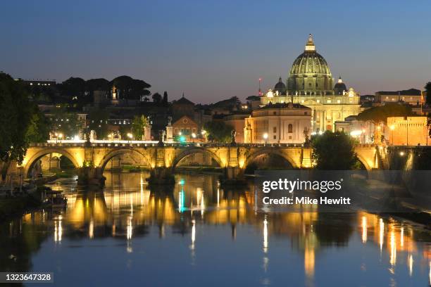 General view of St Peter’s Basilica in Vatican City on June 14, 2021 in Rome, Italy.