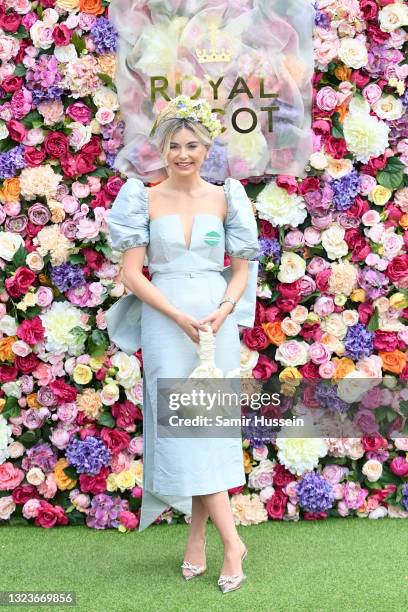 Georgia Toffolo attends Royal Ascot 2021 at Ascot Racecourse on June 15, 2021 in Ascot, England.