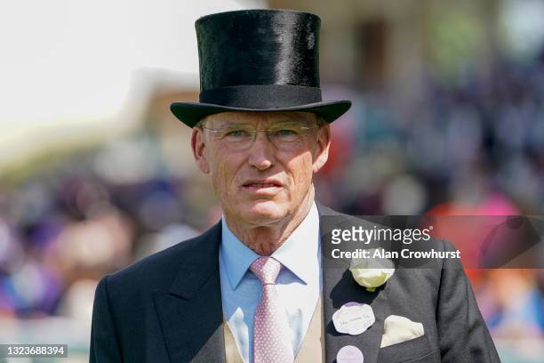 John Gosden poses on day one of the Royal Ascot meeting at Ascot Racecourse on June 15, 2021 in Ascot, England. A total of twelve thousand racegoers...