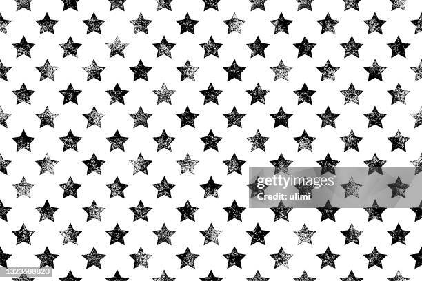 seamless pattern with stars - grunge stars and stripes stock illustrations