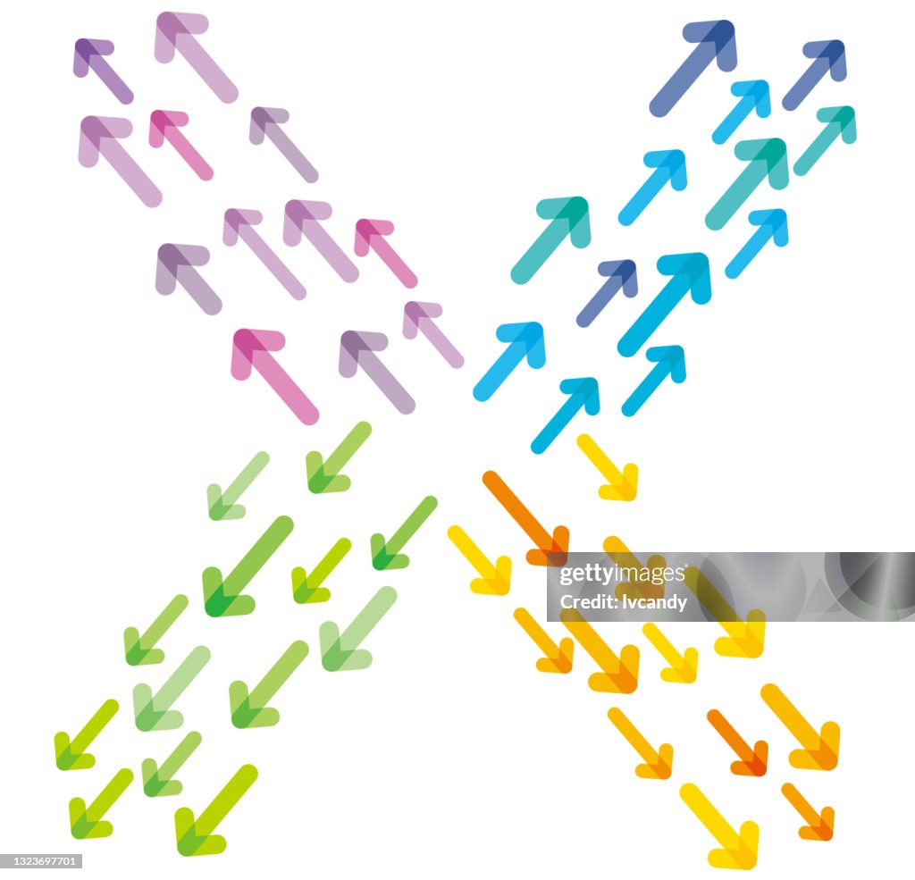 Development Menu With Arrows Development Arrows High-Res Vector Graphic - Getty Images