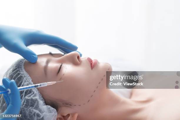 High Re Injection Do Facial Injections Of Young Women High-Res Stock Photo - Getty Images