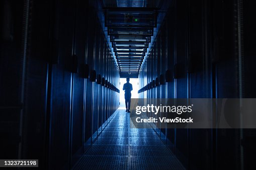 Computer Room Com Check Technicians Check In The Computer Room High-Res Stock Photo - Getty Images