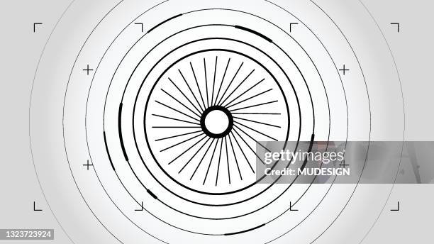 round circling ventilation and air conditioning - gas compressor stock illustrations