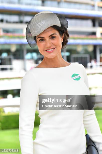 Angela Richardson poses during Royal Ascot 2021 at Ascot Racecourse on June 15, 2021 in Ascot, England.