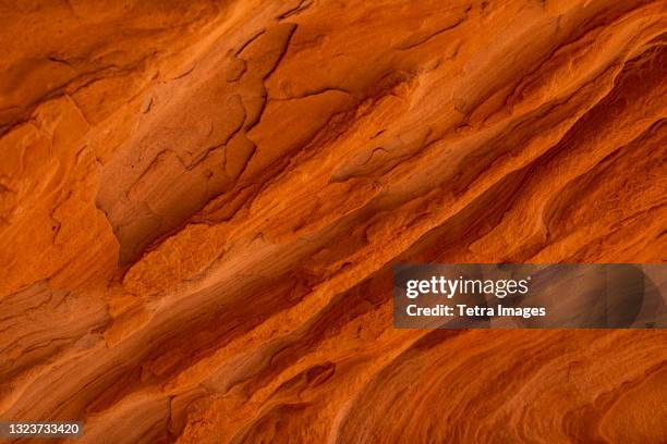 usa, utah, escalante, close up of sandstone formation in grand staircase-escalante national monument - 砂岩 ストックフォトと画像