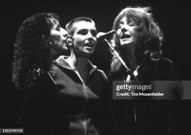 Sinead O'Connor performs during the Guinness Fleadh at San Jose State University on June 28, 1998 in San Jose, California.