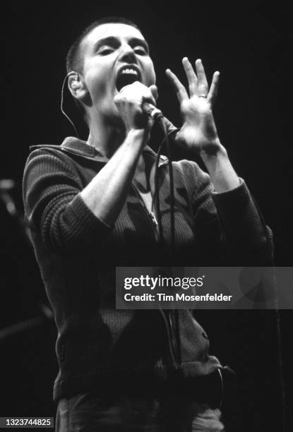 Sinead O'Connor performs during the Guinness Fleadh at San Jose State University on June 28, 1998 in San Jose, California.