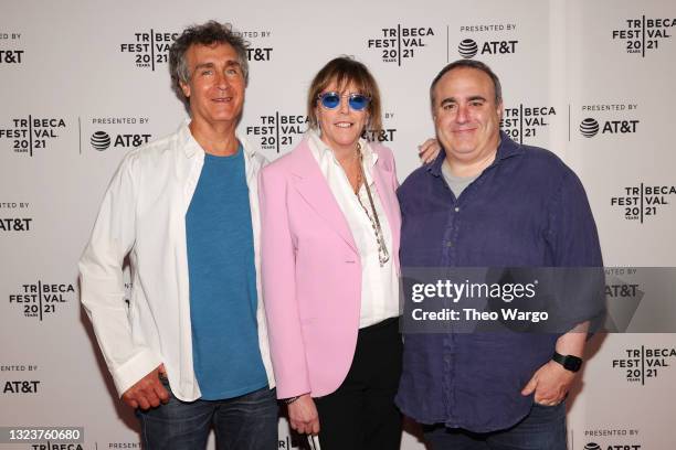 Doug Liman, Jane Rosenthal and Jason Hirschhorn attend the “Tribeca Talks: Doug Liman” event during the 2021 Tribeca Festival at Spring Studios on...
