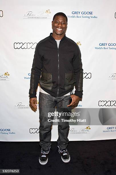 Jerry Azumah attends the 3 Beats launch party at the W Hotel Chicago on November 11, 2011 in Chicago, Illinois.