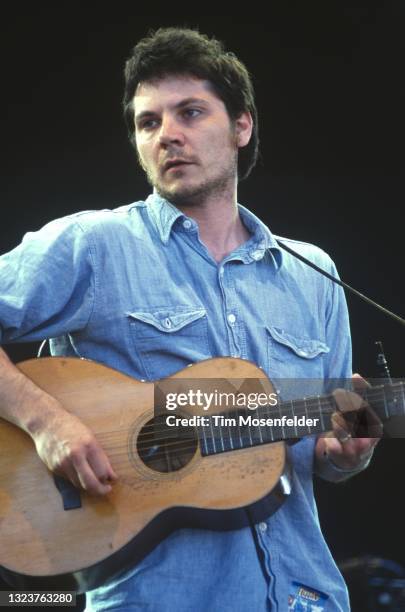 Jeff Tweedy of Wilco performs during the Guinness Fleadh at San Jose State University on June 28, 1998 in San Jose, California.