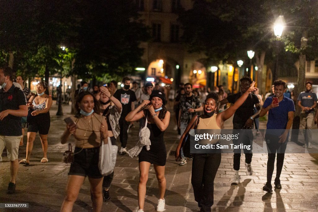 EURO 2020: Paris Football Fans Tolerated By Authorities But No Exception To Covid-19 Curfew At France-Germany Match