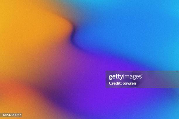 abstract motion waves background. fluid purple blue yellow colored waved shapes. abstract colorful background - fundo-de-várias-cores imagens e fotografias de stock