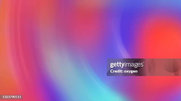 abstract  motion blured red blue waves background - 形の変化 ストックフォトと画像