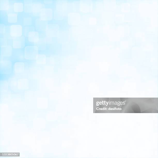 empty, blank, soft light blue and white coloured shining square vector backgrounds - light blue background stock illustrations