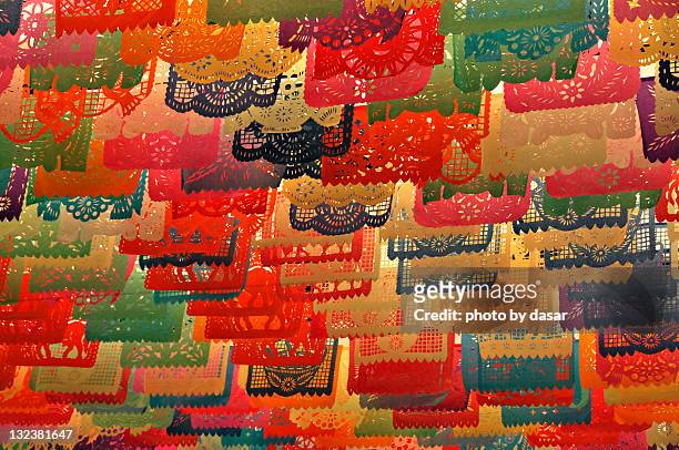 decorations for mexican fiesta - mexico color stock pictures, royalty-free photos & images