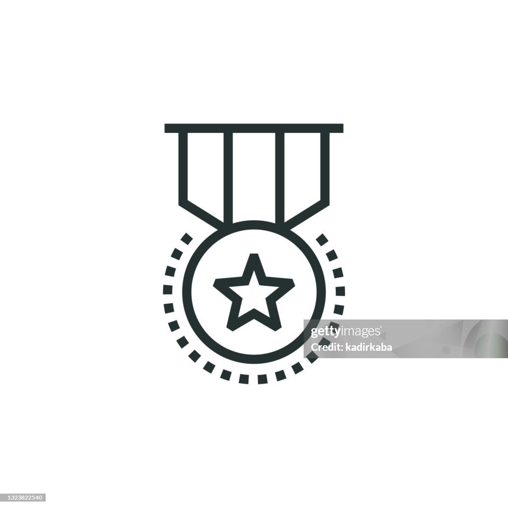 Medal Line Icon