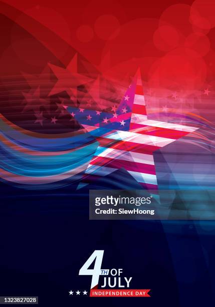 patriotism background - fourth of july decorations stock illustrations