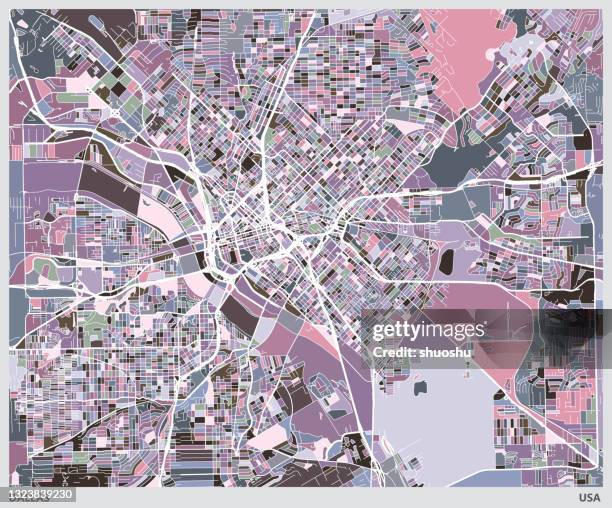Dallas Overview Map 176 Dallas Texas Map Stock Photos, High-Res Pictures, and Images ...