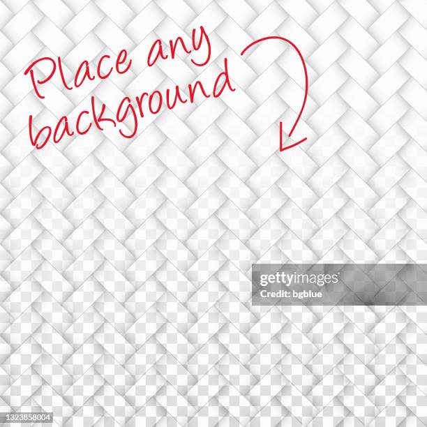 abstract blank background - transparent geometric texture - basket weave pattern stock illustrations