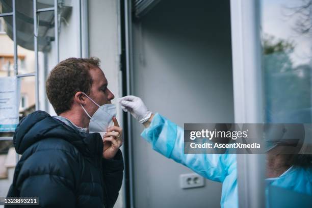 Someone Getting Tested Getting Tested Covid Photos and Premium High Res Pictures - Getty Images