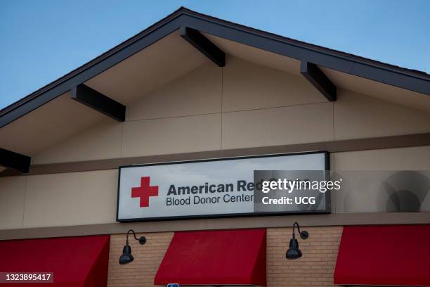 Shoreview, Minnesota. American Red Cross blood donor center.