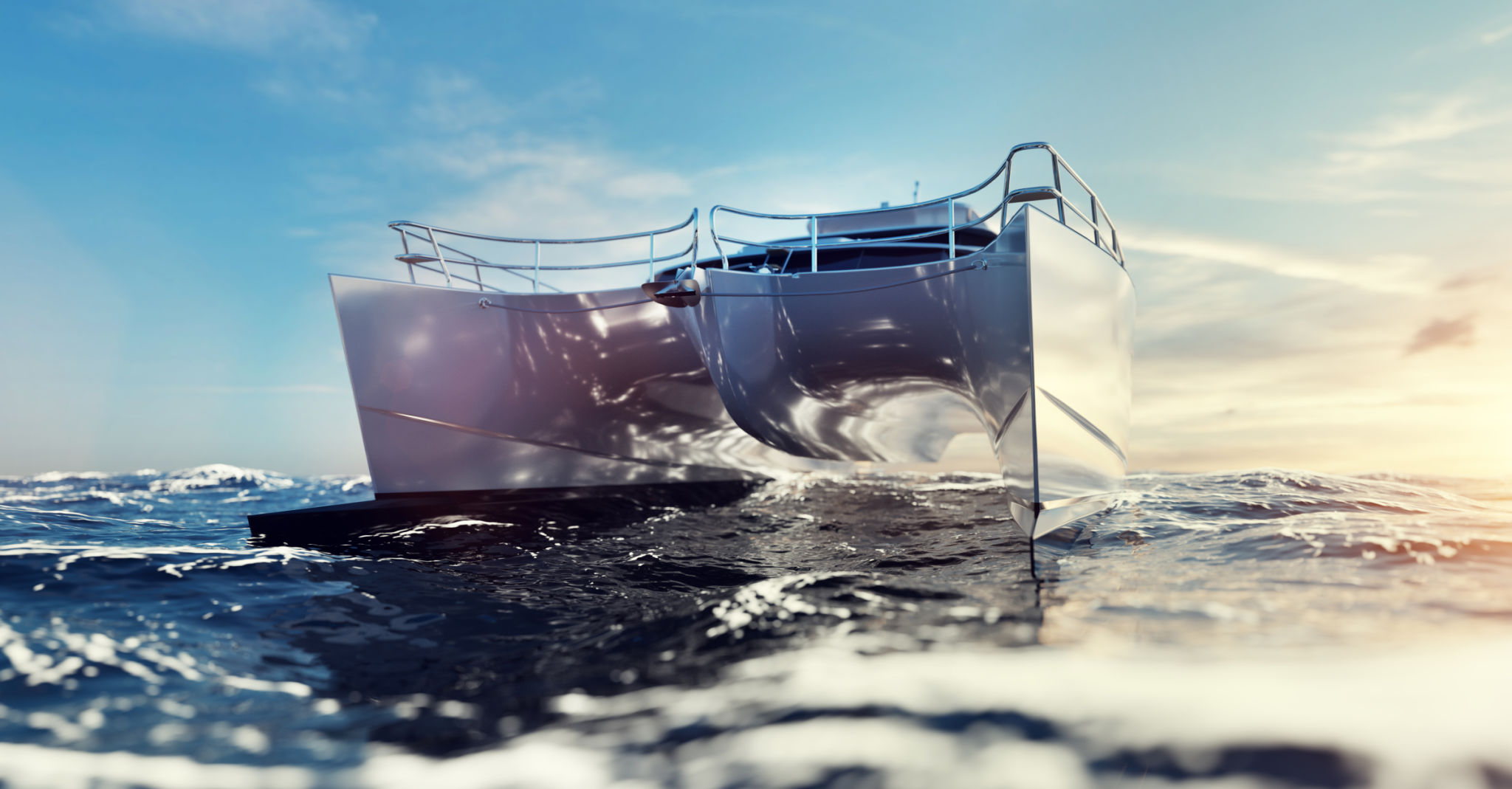 ai-designed catamaran