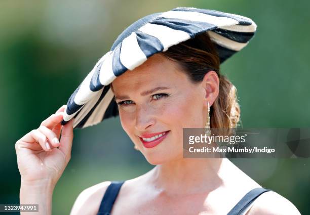 Francesca Cumani attends day 2 of Royal Ascot at Ascot Racecourse on June 16, 2021 in Ascot, England.