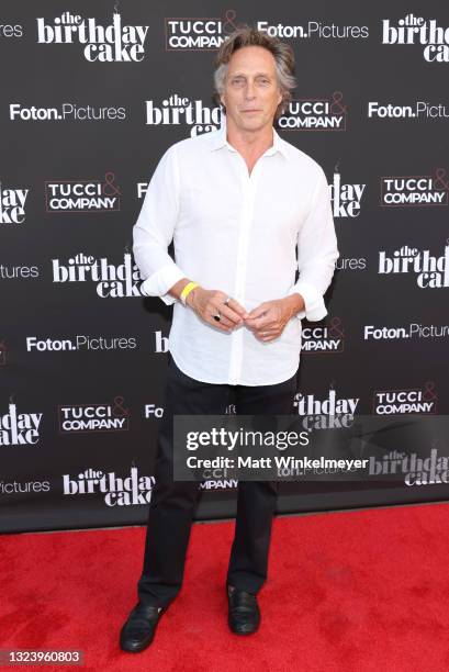 William Fichtner attends the Los Angeles premiere of "The Birthday Cake" at Fine Arts Theatre on June 16, 2021 in Beverly Hills, California.