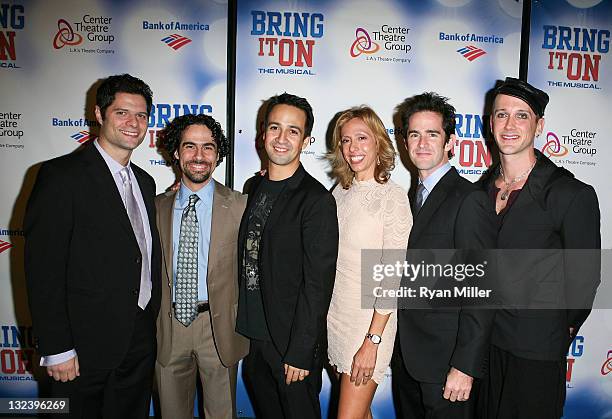 Composer Tom Kitt, Music Supervisor Alex Lacamoire, Composer/Lyricist Lin-Manuel Miranda, Lyricist Amanda Green, Director/Choreographer Andy...