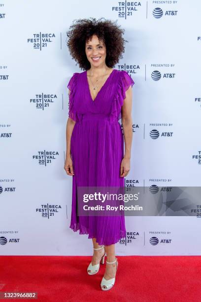 Karyn Parsons attends the "Sweet Thing" premiere during the 2021 Tribeca Festival at Empire Outlets in the Borough of Staten Island on June 16, 2021...