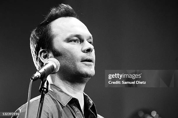 Nigel Godrich performs live at Cite de la Musique on July 7, 2011 in Paris, France.