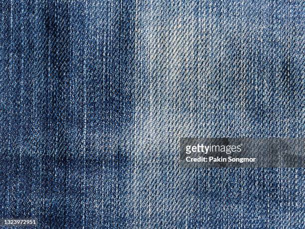 dark blue jeans texture and textile background. - denim foto e immagini stock