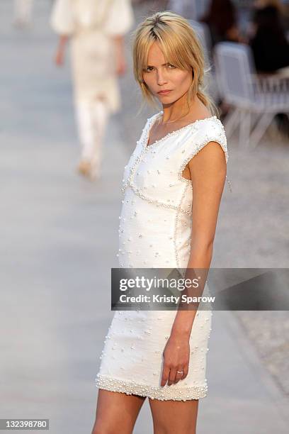 Natasha Poly walks the runway during the Chanel 'Collection Croisiere 2012' show on May 9, 2011 in Cap d'Antibes, France.