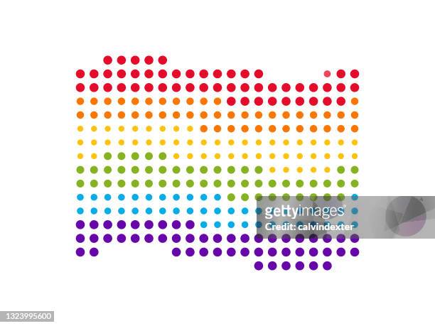 rainbow flag design - respect background stock illustrations