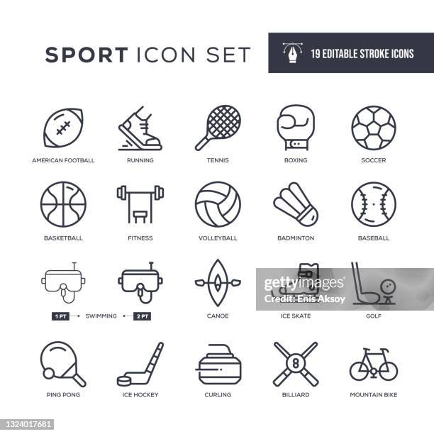 ilustrações, clipart, desenhos animados e ícones de ícones da linha de traçado editável do esporte - capacete de beisebol