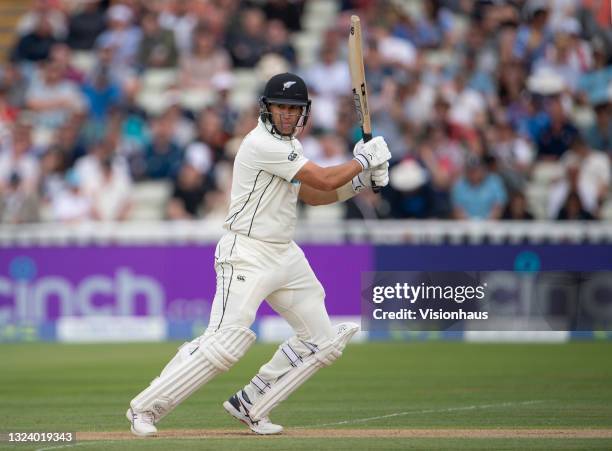 Ross Taylor of New Zealand during day two of the second Test Match at Edgbaston on June 11, 2021 in Birmingham, England.