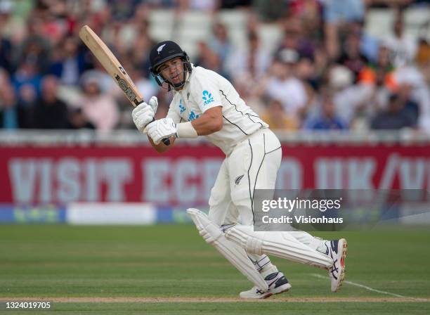 Ross Taylor of New Zealand during day two of the second Test Match at Edgbaston on June 11, 2021 in Birmingham, England.