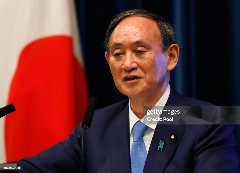 Japan Prime Minister Speaks To Press On Lifting State Of Emergency