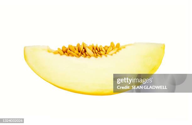 honeydew melon slice - melon stock pictures, royalty-free photos & images