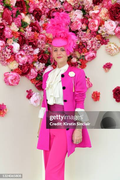 Victoria Grant poses during Royal Ascot 2021 at Ascot Racecourse on June 17, 2021 in Ascot, England.