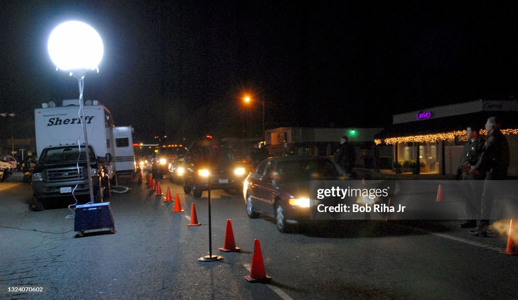 Sobriety Police Checkpoint