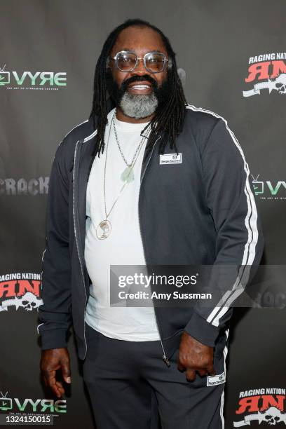 Producer Kazembe Ajamu attends the red carpet premiere of "Cracka" at Arena Cinelounge Sunset on June 17, 2021 in Los Angeles, California.