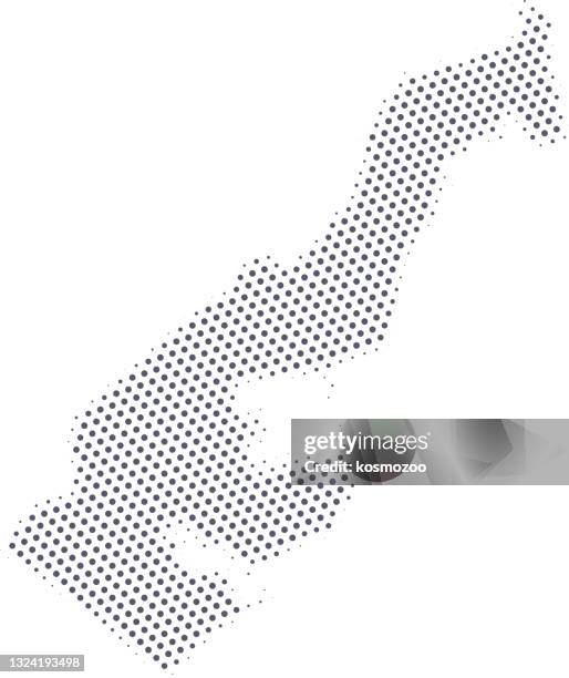 monaco map of dots - monaco map stock illustrations
