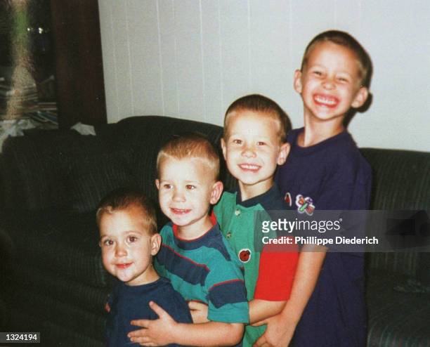 This undated family photo shows four of the five children of Andrea Yates who confessed on June 20, 2001 to murdering her children by drowning them...