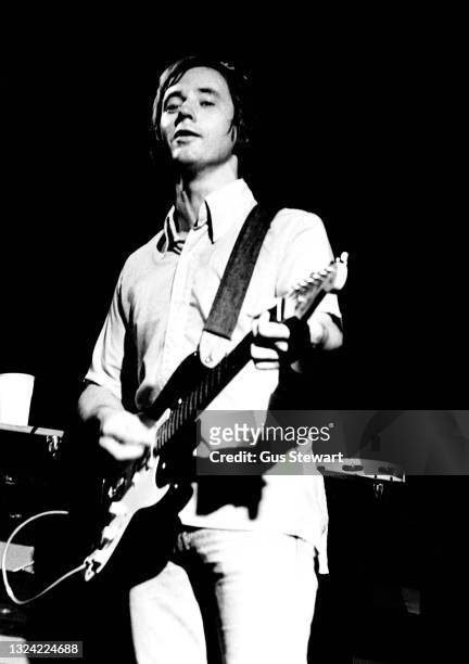 Andy Fairweather Low performs on stage in London, England, circa 1975.